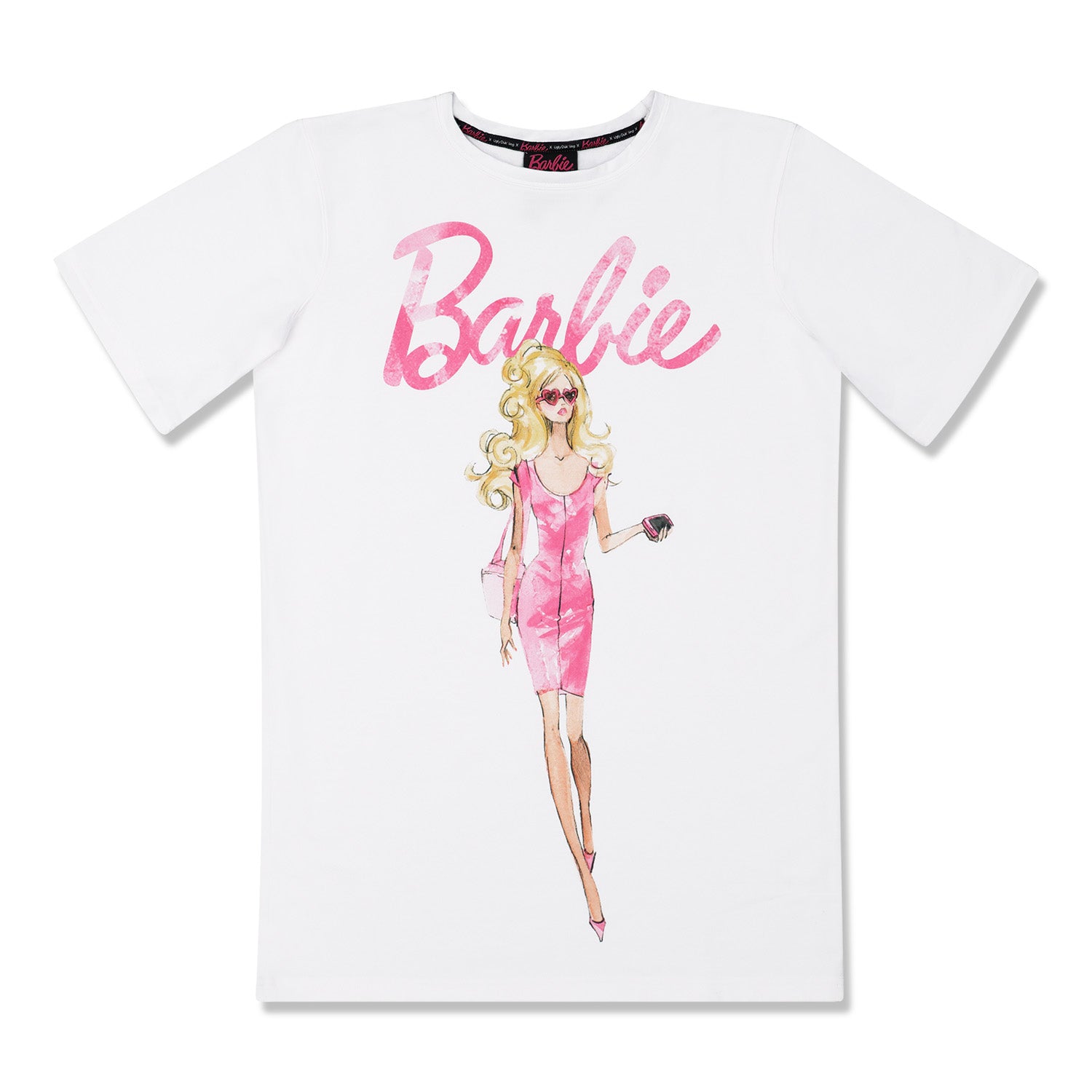 Pink Moschino T-shirt Dress for Barbie and Fashion Royalty and 